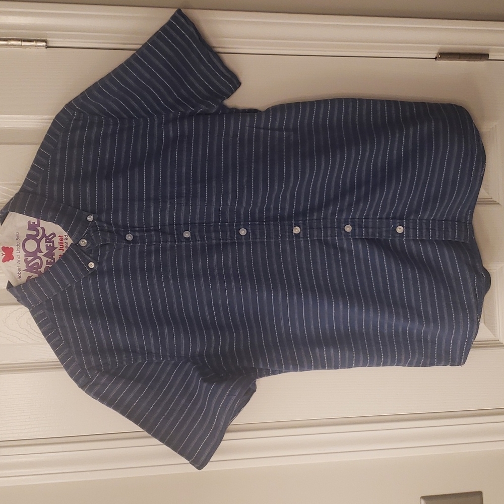 Mens American Eagle Shirt Short Sleeved Bottondown